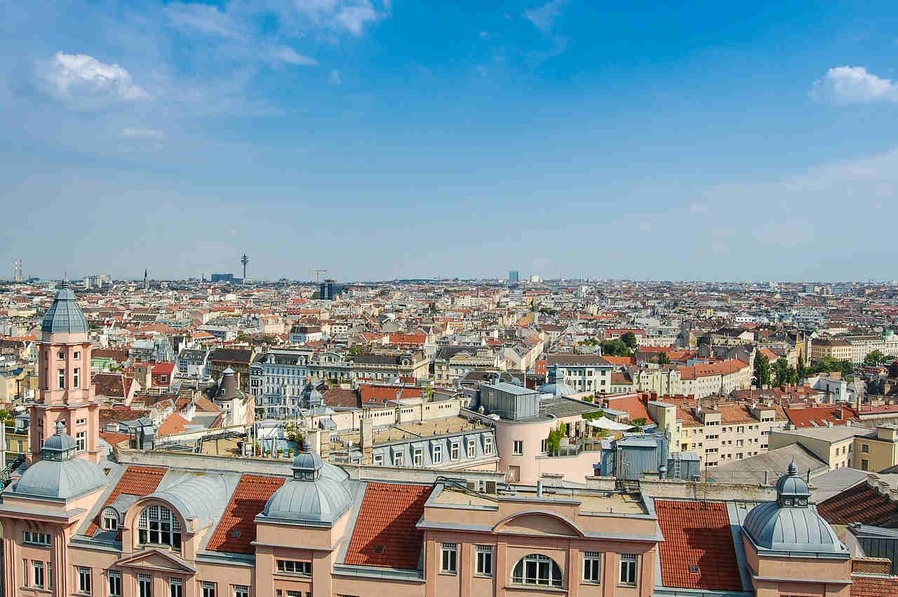 Panorama Wien Dächer